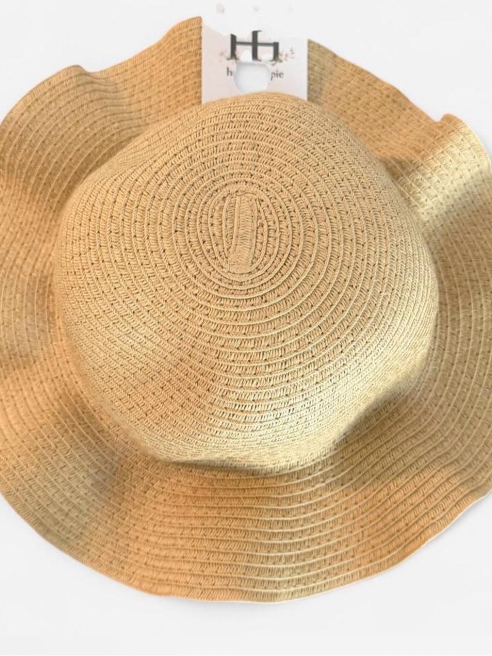 Haute Hippie Woven Floppy Sun Hat - Beige